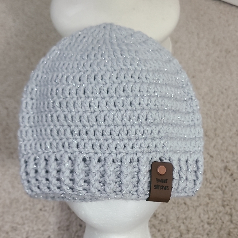Silver Kids Beanie